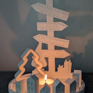 die silhouette zum fest